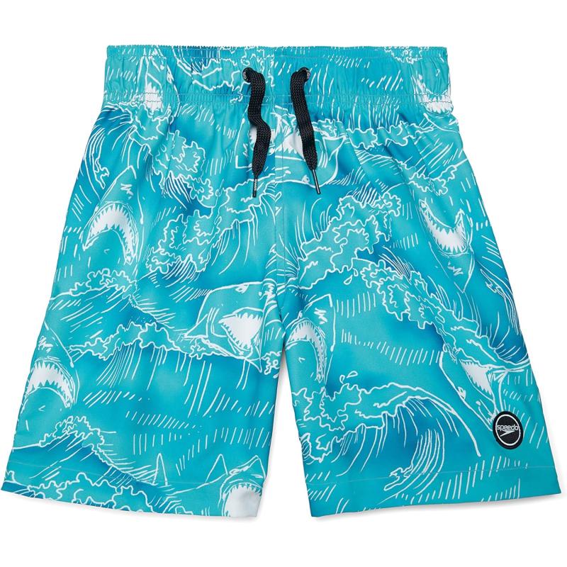 Speedo Boy’s Swim Trunk Mid Length Redondo Printed(Shark Ceramic ...