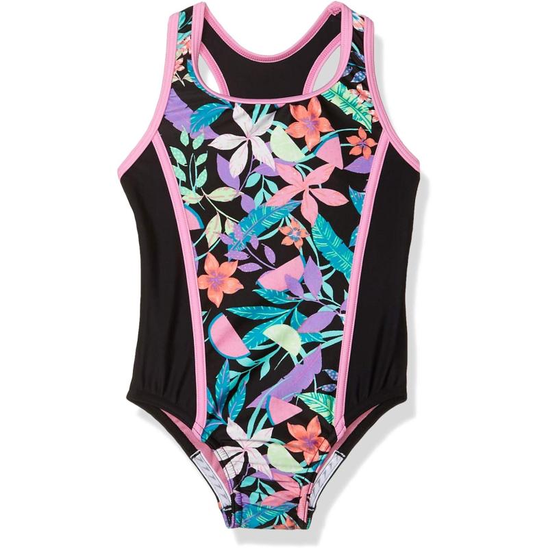 Speedo Girl’s Swimsuit One Piece Infinity Splice Thick Strap(Speedo ...