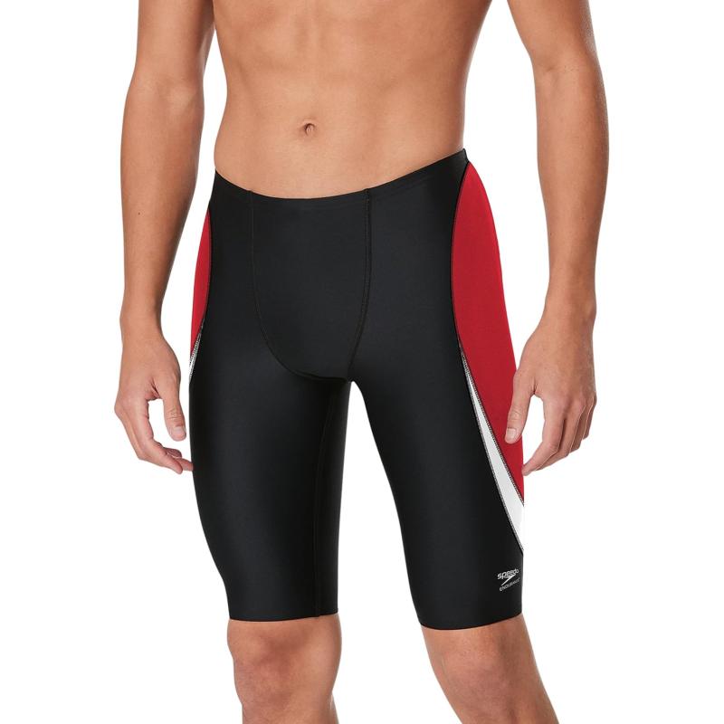 Speedo Mens Standard Swimsuit Jammer Endurance Splice Team Colors