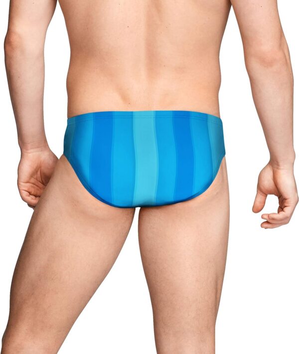 Speedo Mens Swimsuit Brief Endurance Lite Turnz Printed Blue Jewel