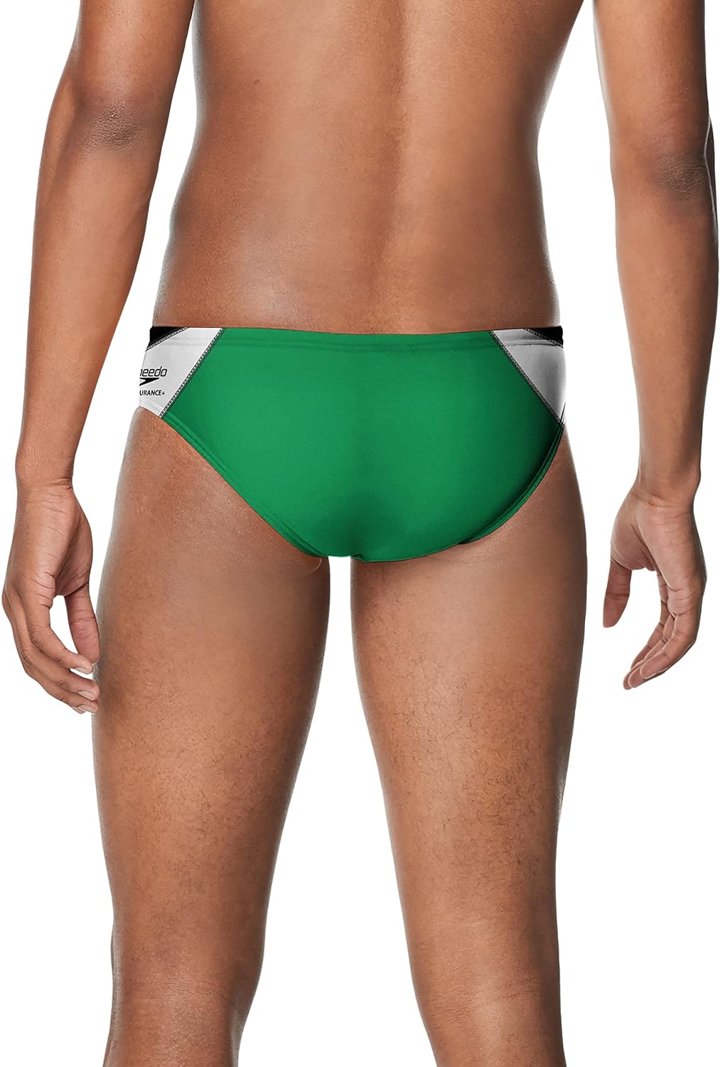 Speedo Mens Swimsuit Brief Endurance Splice Team Colors Edge Black