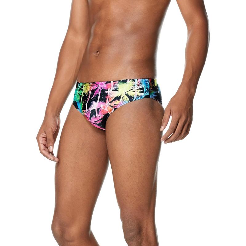 Speedo Mens Swimsuit Brief Endurance The One Party Palm Speedo