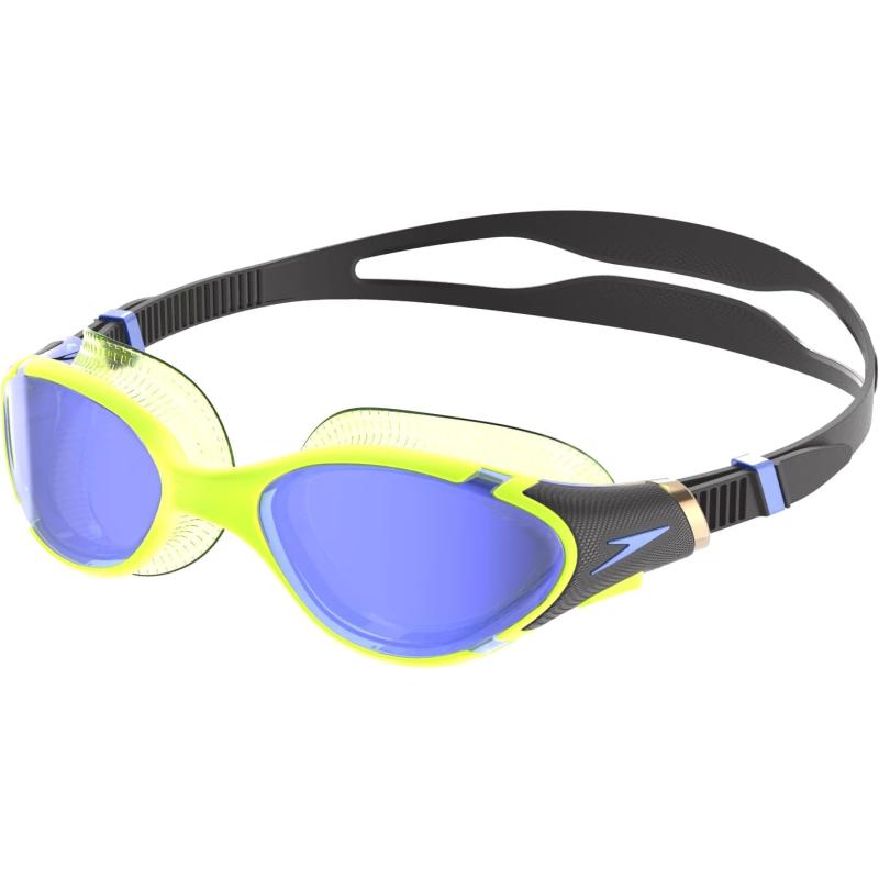 Speedo Unisex-Adult Swim Goggle Biofuse 2.0(Black Hyper/Sapphire ...