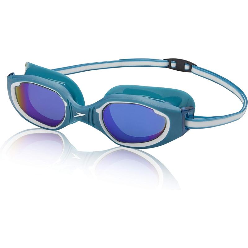 Speedo Unisex-Adult Swim Goggles Hydro Comfort(Mirrored Ocean Depths ...