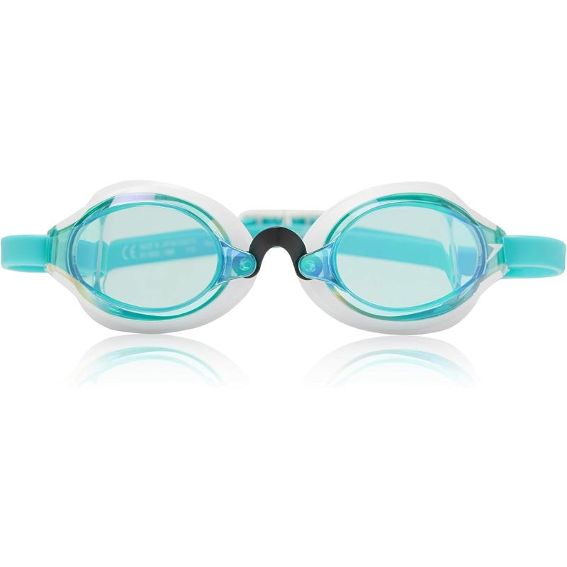 Speedo Unisex-Adult Swim Goggles Speed Socket 2.0(White/Emerald ...