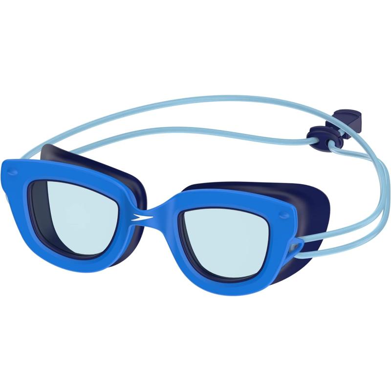 Speedo Unisex-Child Swim Goggles Sunny G Ages 3-8(Bright Blue/Celeste ...