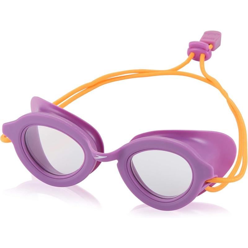 Speedo Unisex-Child Swim Goggles Sunny G Ages 3-8(Lavenderish/Clear ...