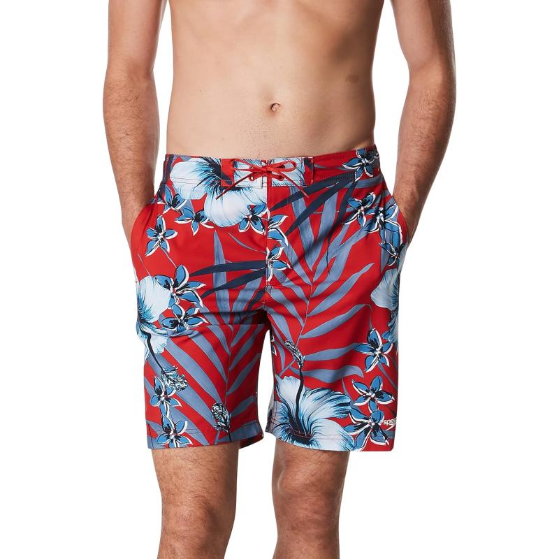 Speedo Men’s Swim Trunk Knee Length Boardshort Bondi Printed(Tie Dye ...