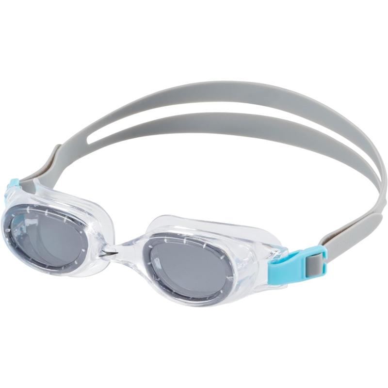 Speedo Unisex-child Swim Goggles Hydrospex Ages 6-14(Smoke Ice ...